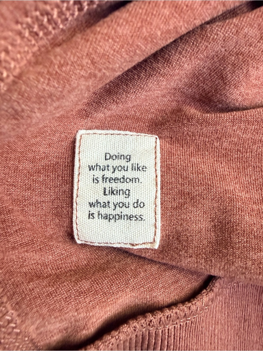 Vuori Women's Halo Heathered Rust /Terra Cotta Crewneck Sweater | M - Picture 4 of 4